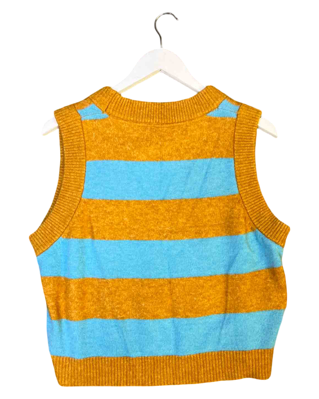 Size L | Obus Alpaca Blend Striped Vest
