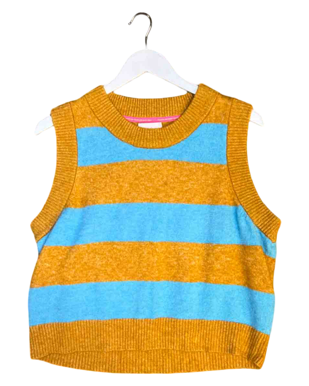 Size L | Obus Alpaca Blend Striped Vest