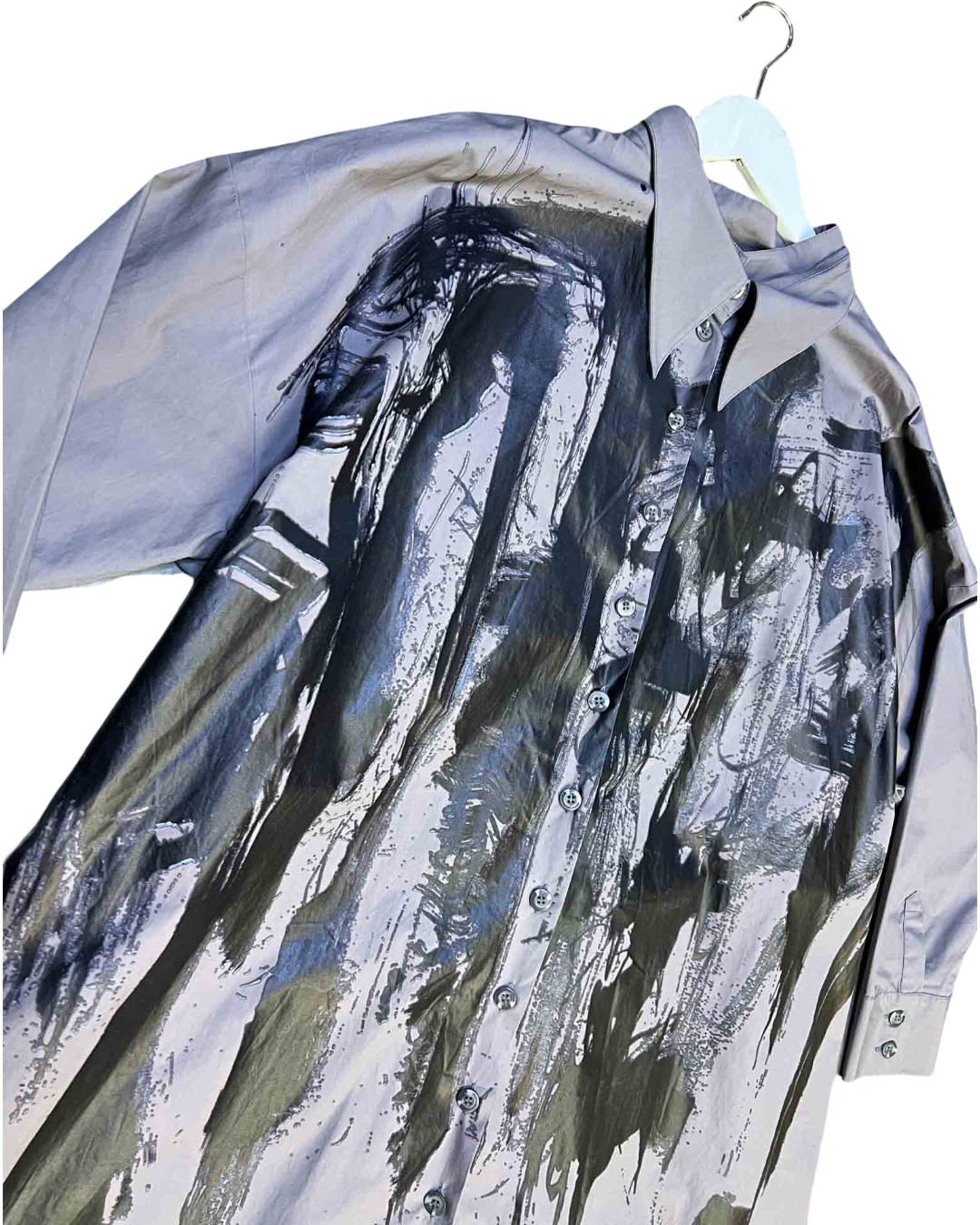 Size L | Dogstar Cotton Screenprinted Shrit Dress