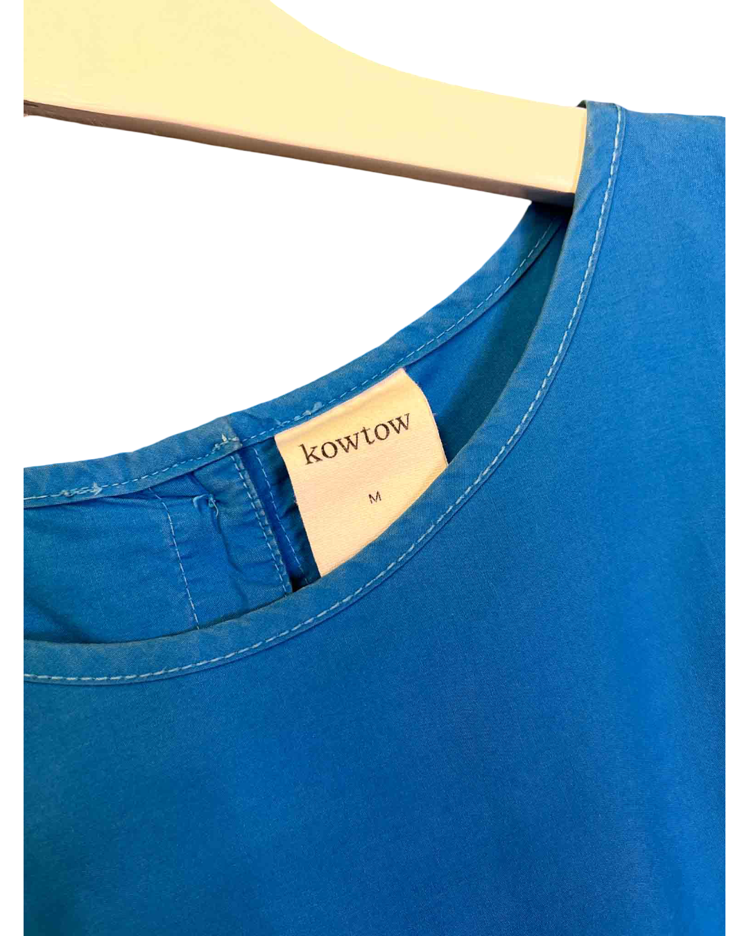 Size M | Kowtow Blue A-line Aurora Dress