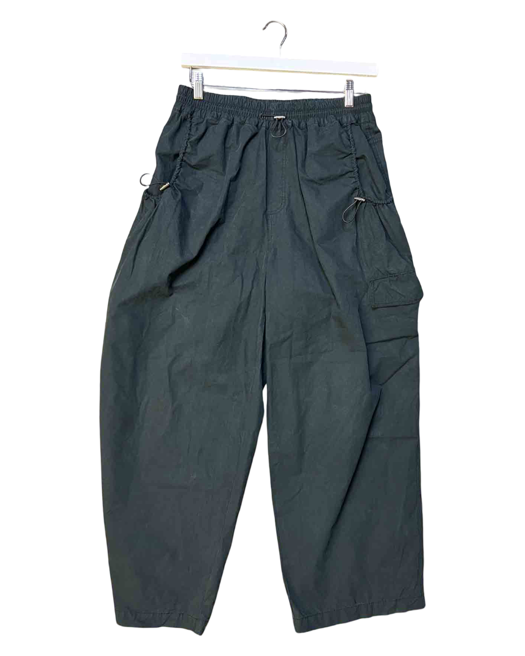 Size S | Bassike Black Cargo Pants