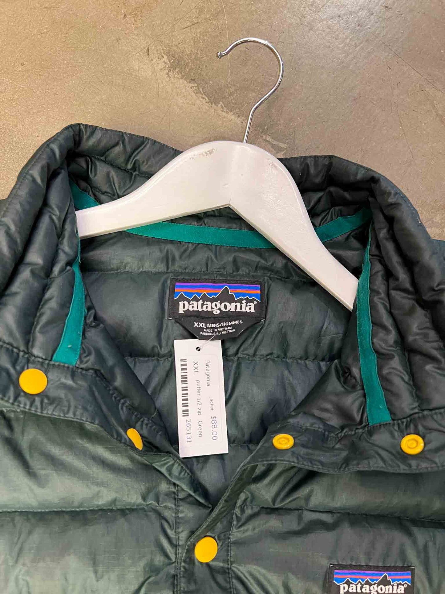 Size XXL | Patagonia Down Snap-T Pullover Jacket