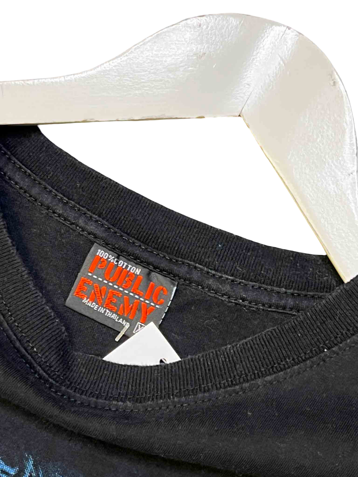 Size XL | Public Enemy Black Cotton Graphic T-shirt