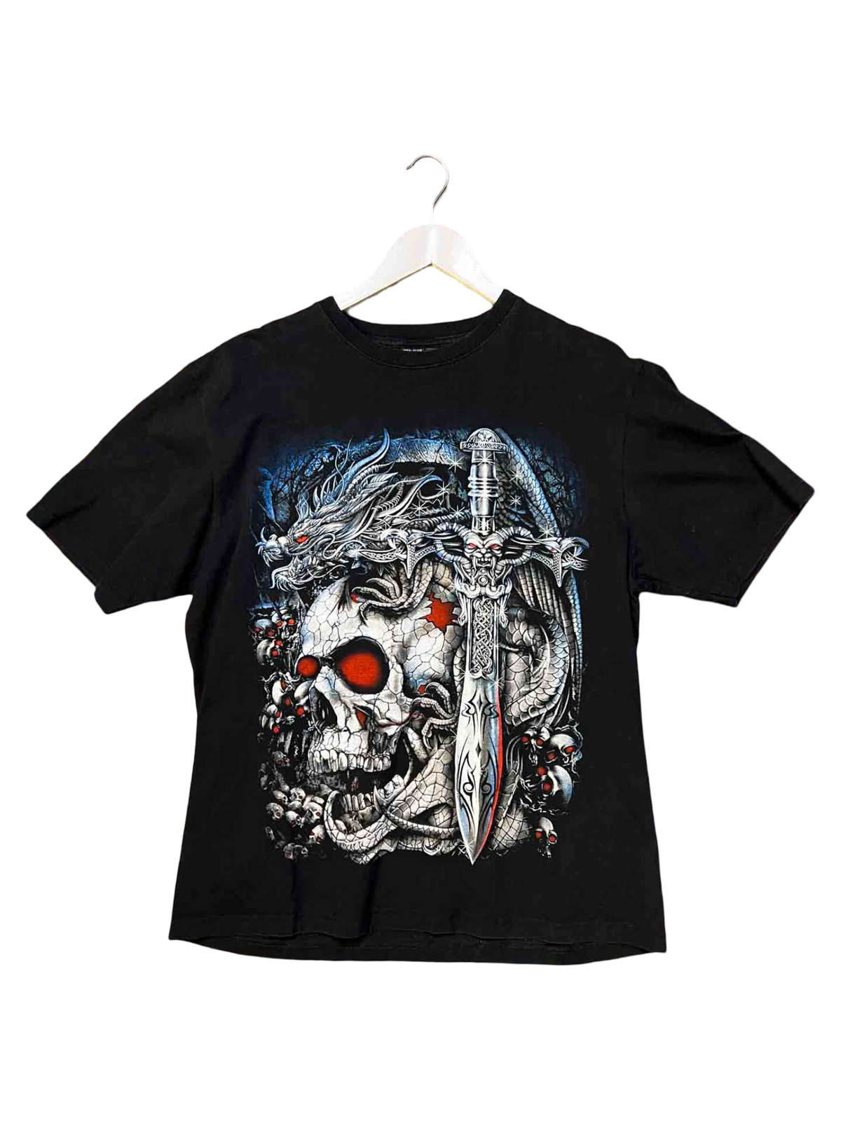 Size XL | Public Enemy Black Cotton Graphic T-shirt