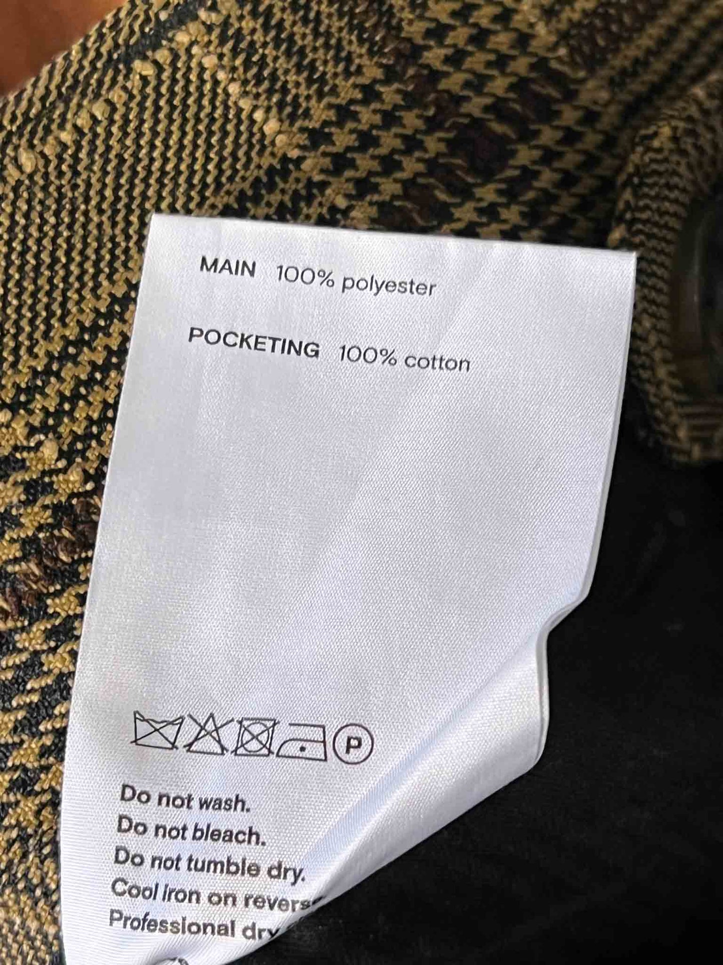 Size 48 (M) | Song For The Mute Brown Plaid Textured Pants