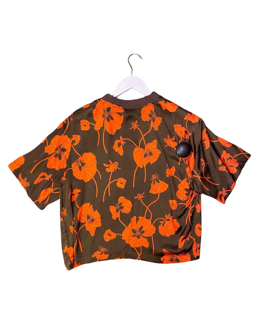 Size S | Alpha60 Brown Fragile Blooms Top