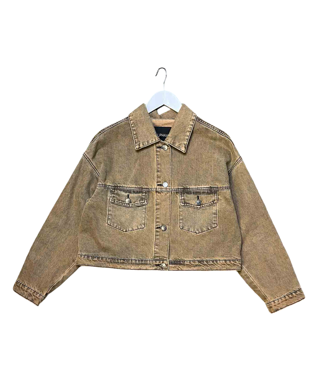 Size S | Alpha60 Brown Denim Jacket