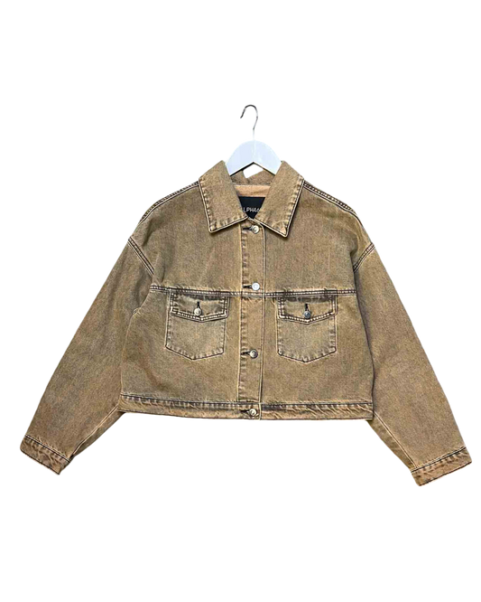 Size S | Alpha60 Brown Denim Jacket
