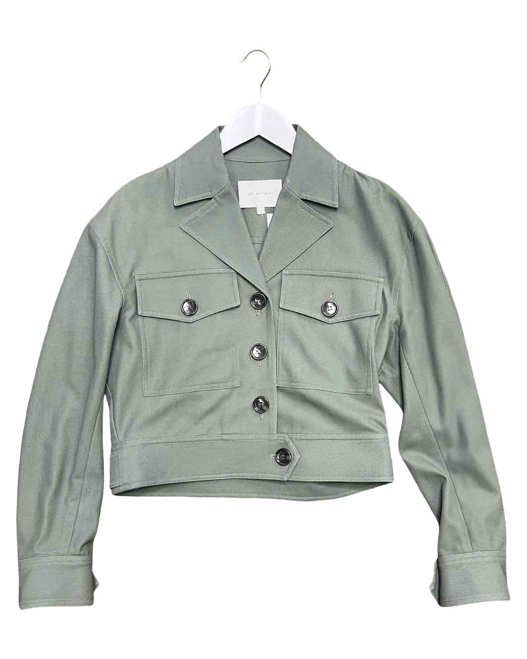 Size S | Lee Mathews Sage Utility Cropped Jacket