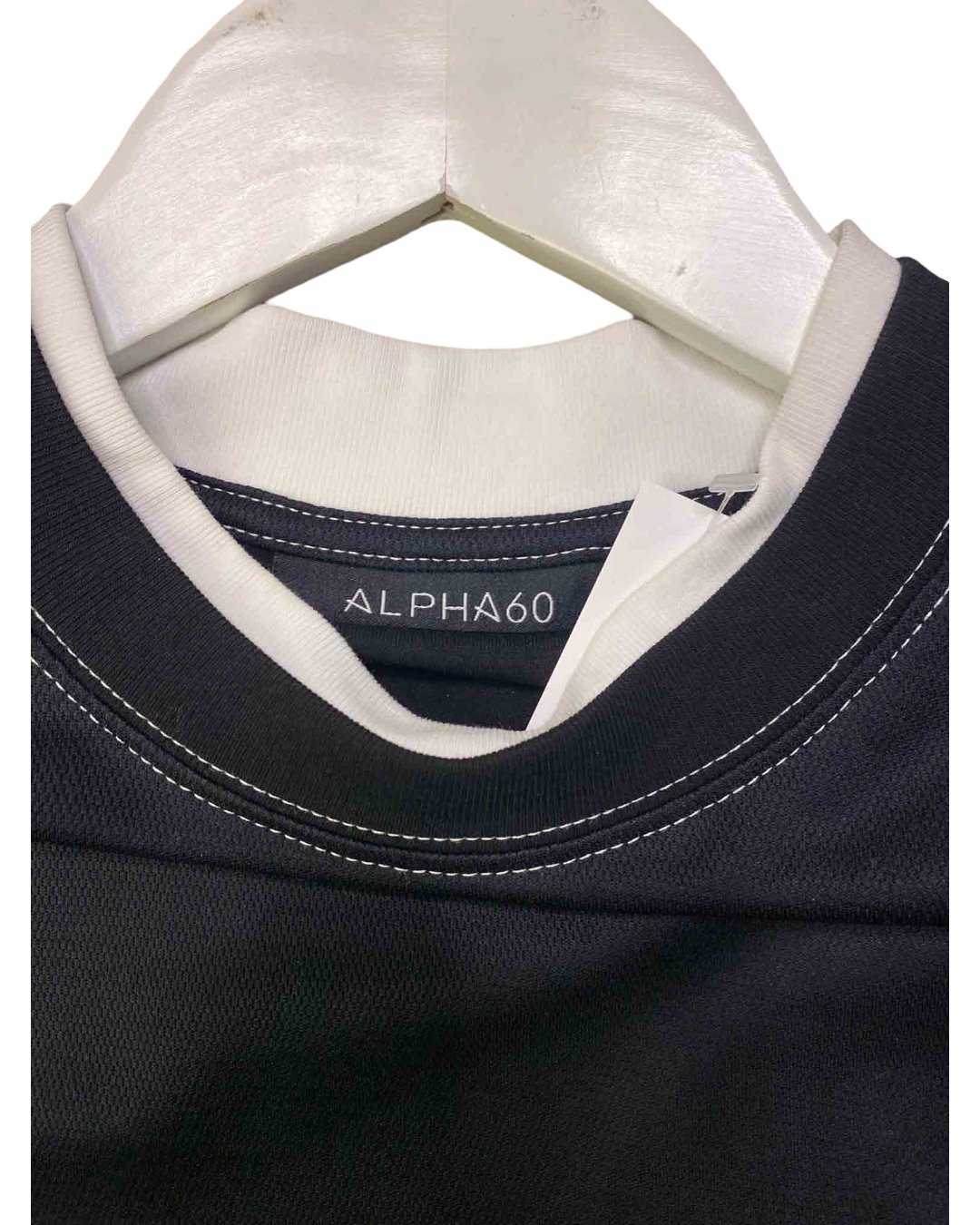 Size L | Alpha60 Black Mesh T-Shirt