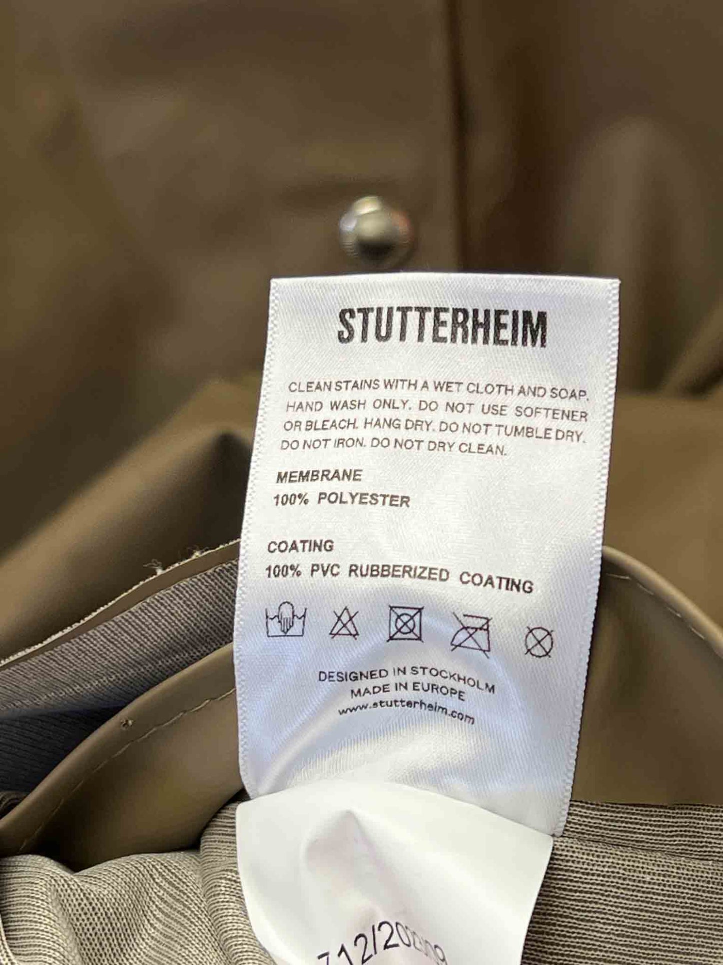 Sizee M | Stutterheim Ilse Jacobsen RAIN228FR Light Raincoat