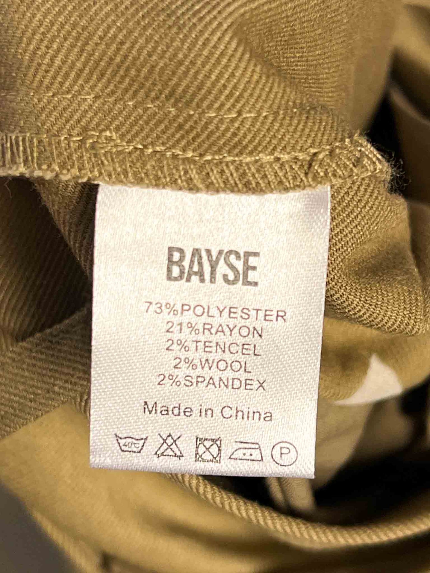 Size M | Bayse Khaki Double Waist Pants