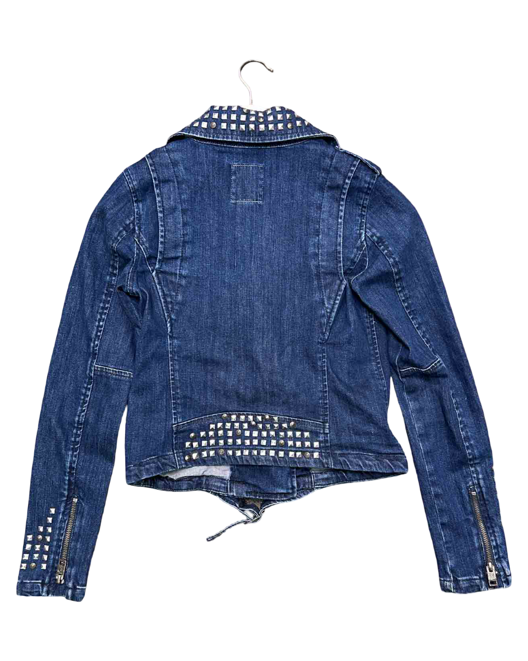 Size 12 | Diesel Studded Denim Biker Jacket