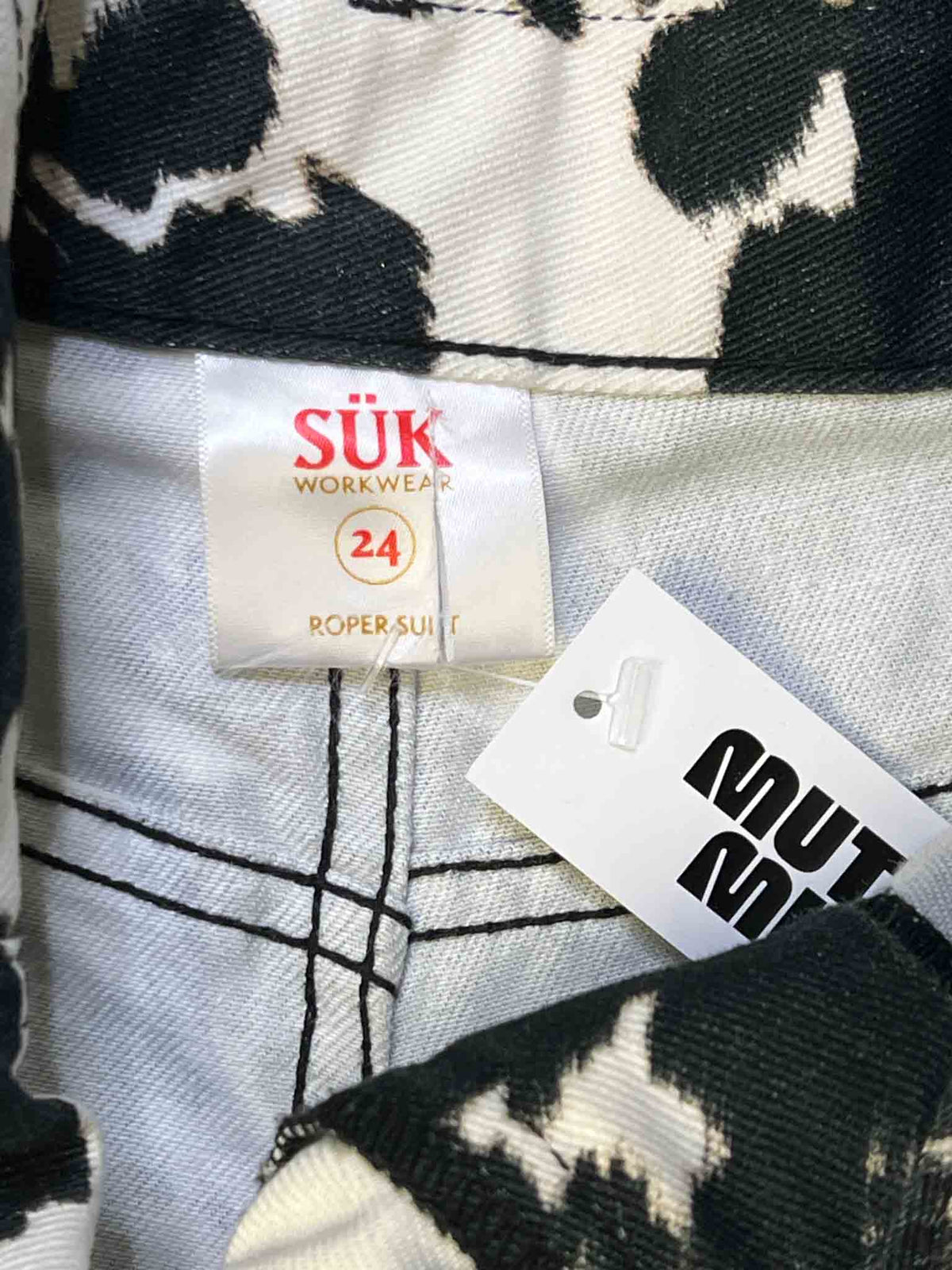 Size 24 (3XL) | SÜK Cotton Cowprint Roper Jumpsuit
