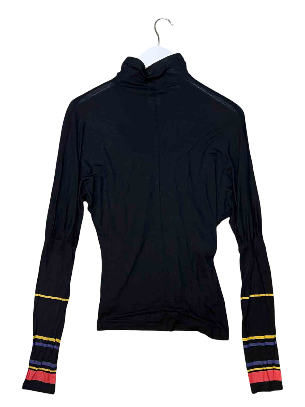Size 3 (L) | Cop Copine Black Long-Sleeve Pin Top