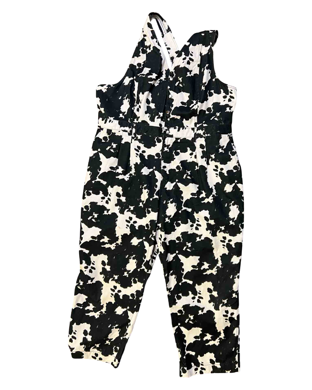 Size 24 (3XL) | SÜK Cotton Cowprint Roper Jumpsuit
