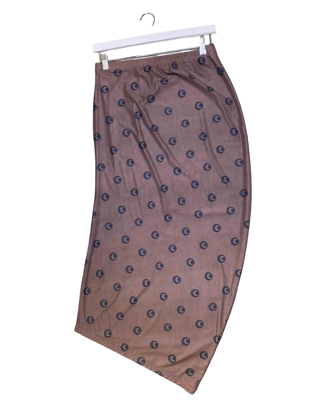 Size S | Alpha60 Brown Mesh Maxi Skirt