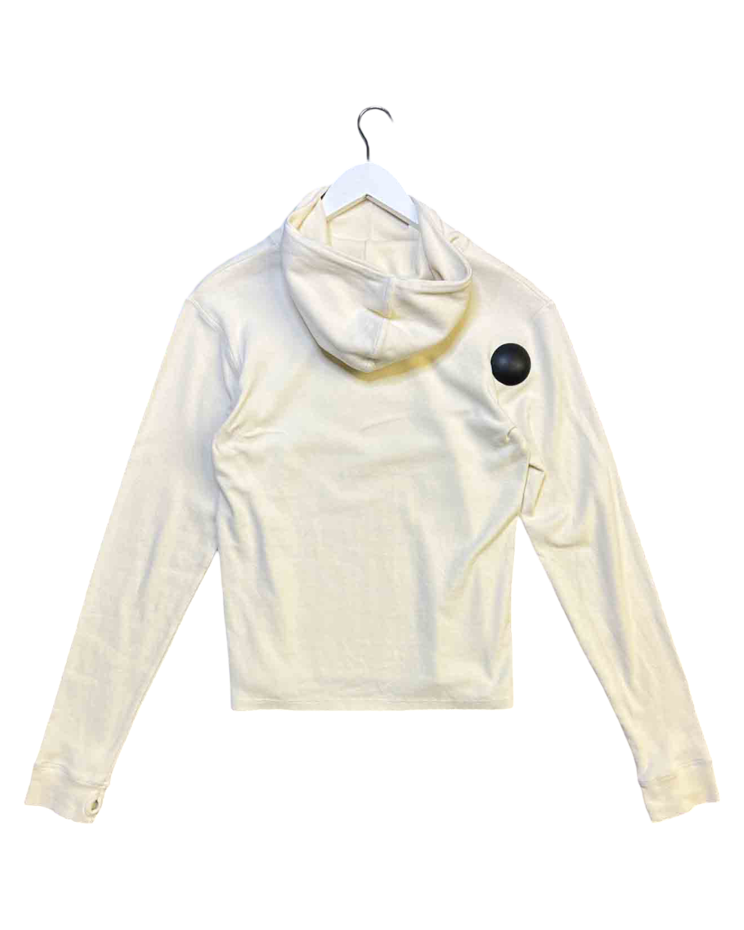 Size L | Baserange Biege Cotton Hooded Jumper