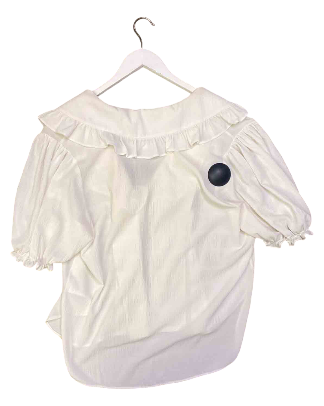 Size XL | Claudie Pierlot White Blanchette Blouse