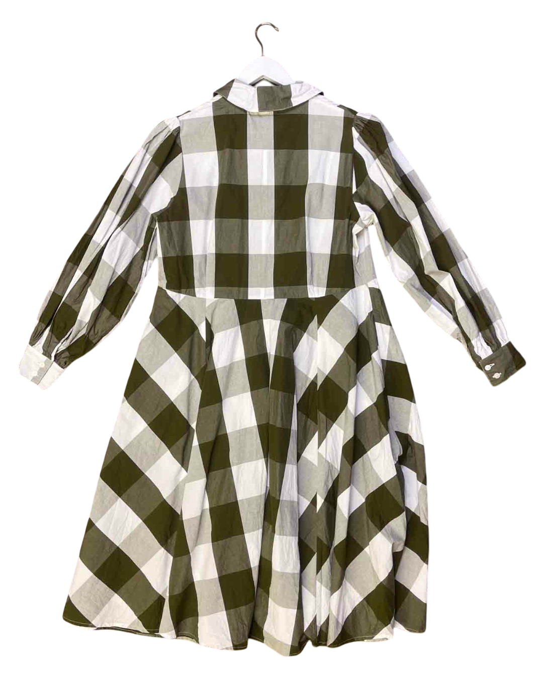 Size M | Kowtow Plaid Shirt Dress