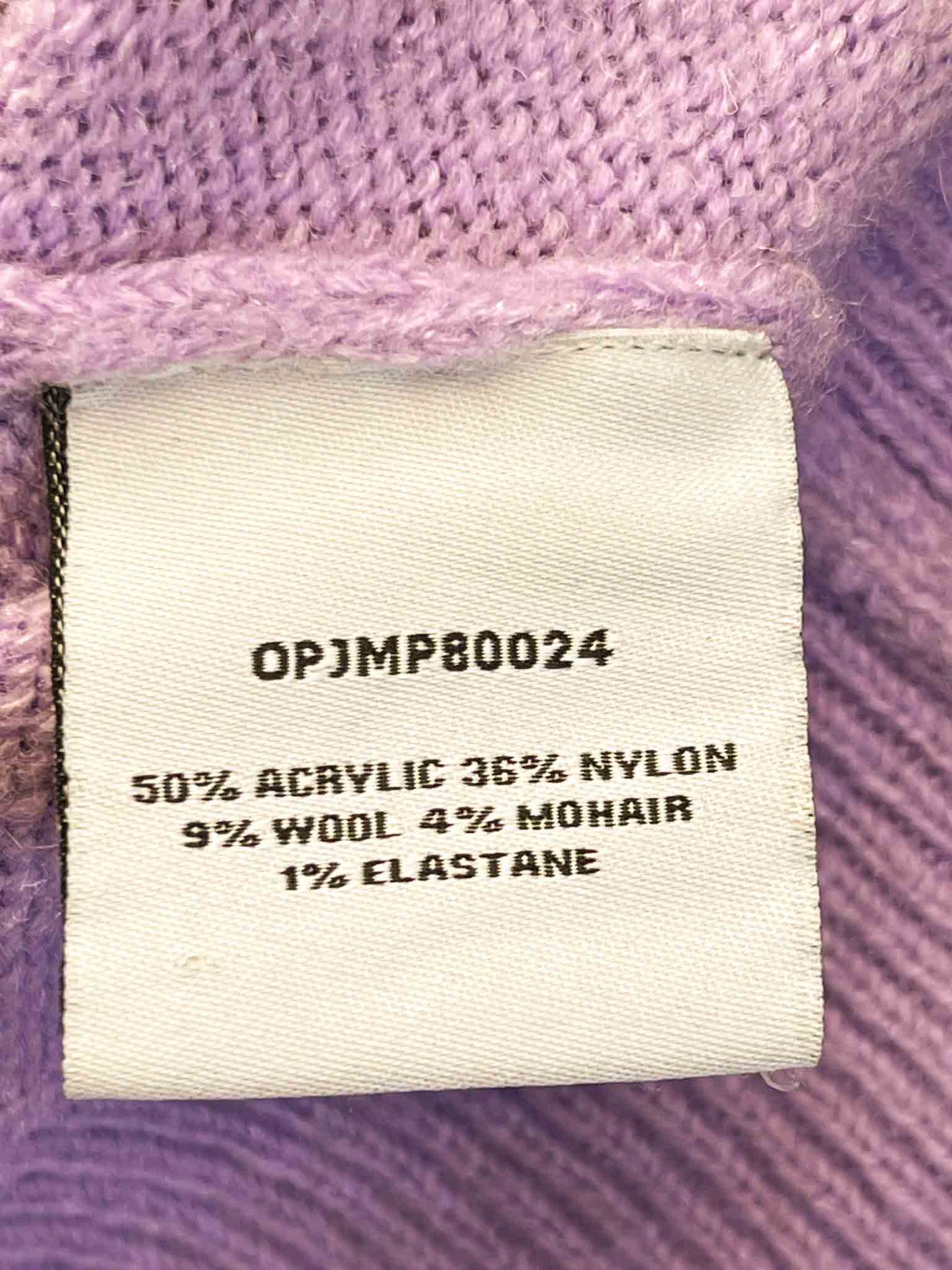 Size 8 (S) | On Parks Purple Cropped Knit Cardigan
