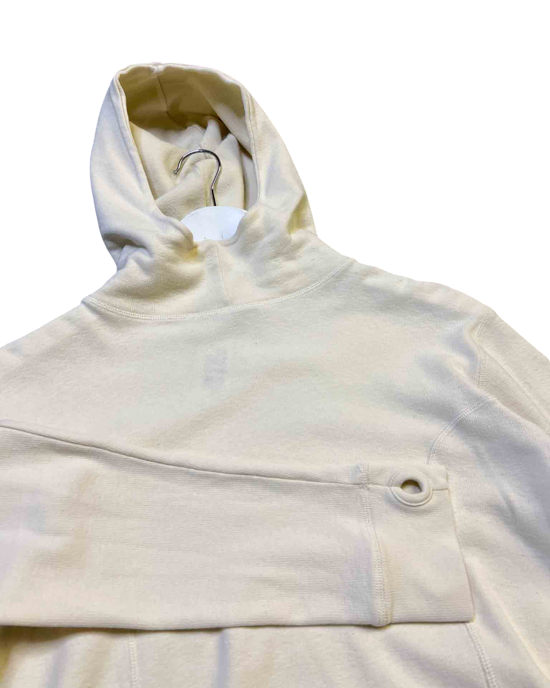 Size L | Baserange Biege Cotton Hooded Jumper
