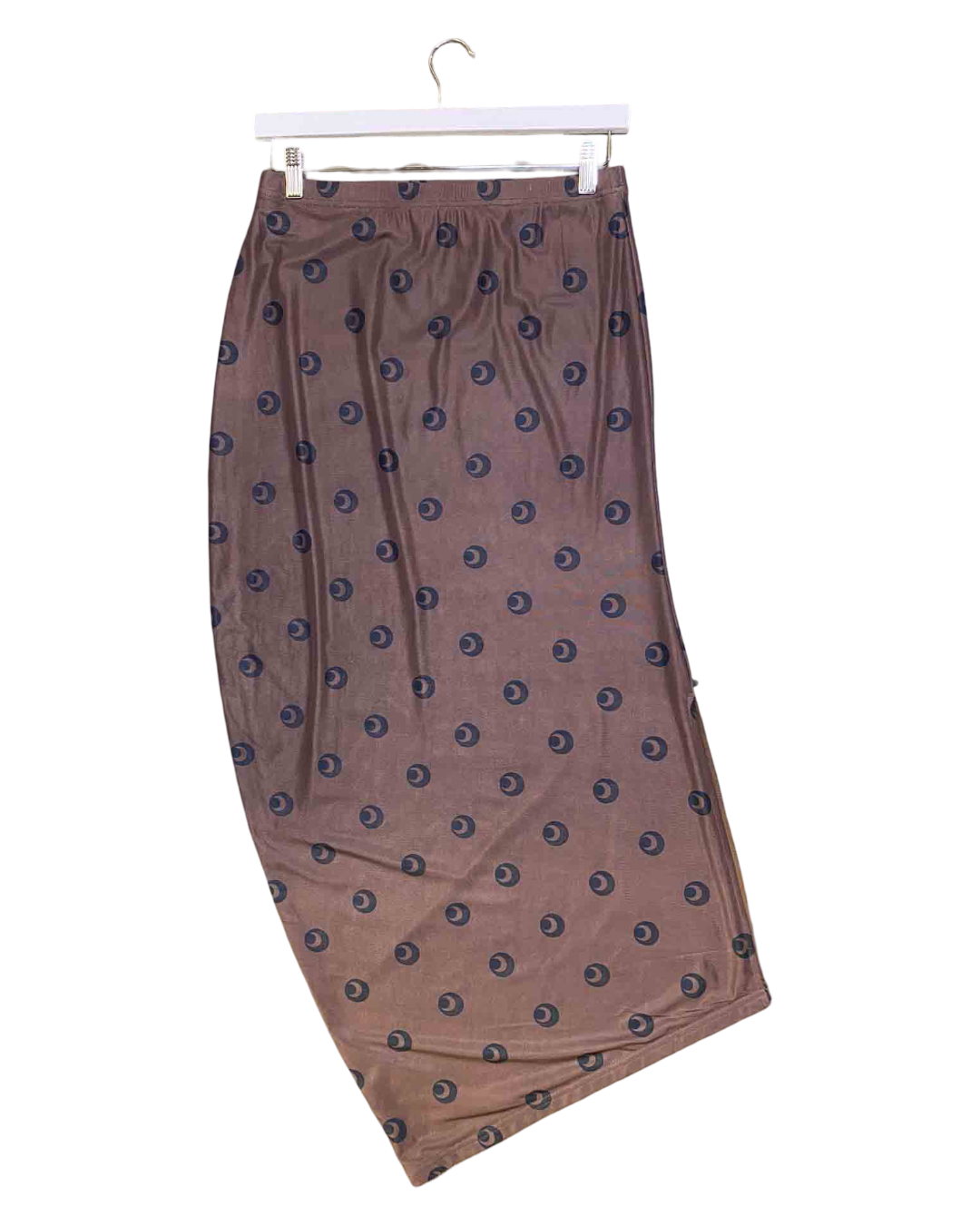 Size S | Alpha60 Brown Mesh Maxi Skirt