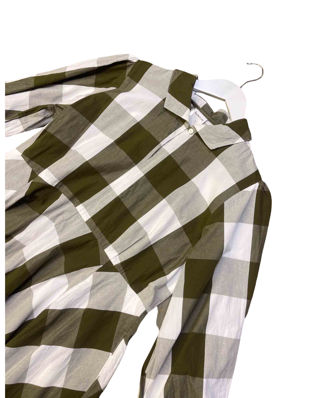 Size M | Kowtow Plaid Shirt Dress