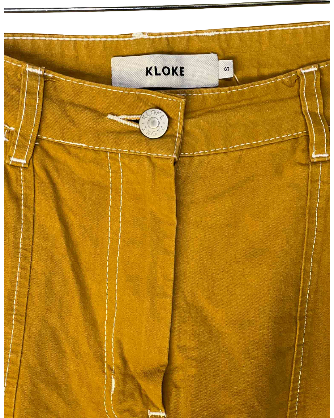 Size S | Kloke Cotton Camel Barrel Pants