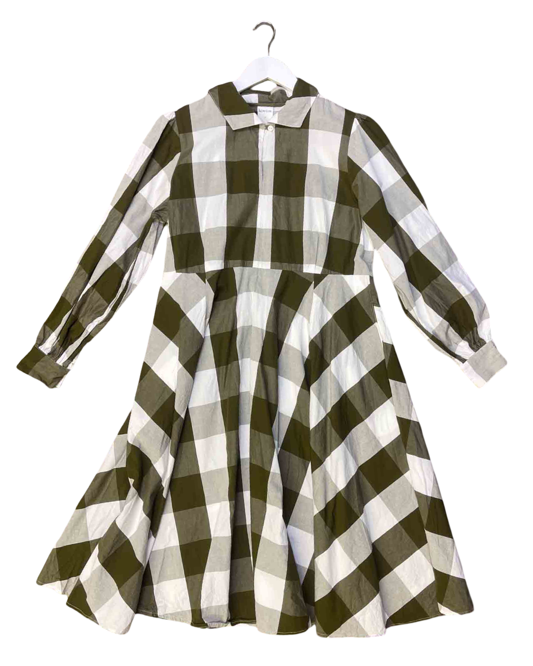 Size M | Kowtow Plaid Shirt Dress