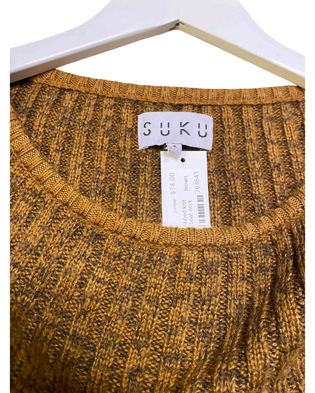 Size XL | Suku Brown Mohair Jumper