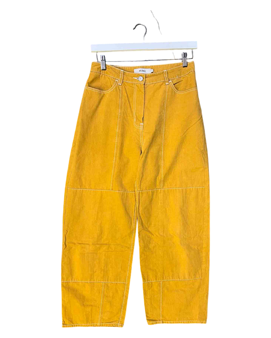 Size S | Kloke Cotton Camel Barrel Pants