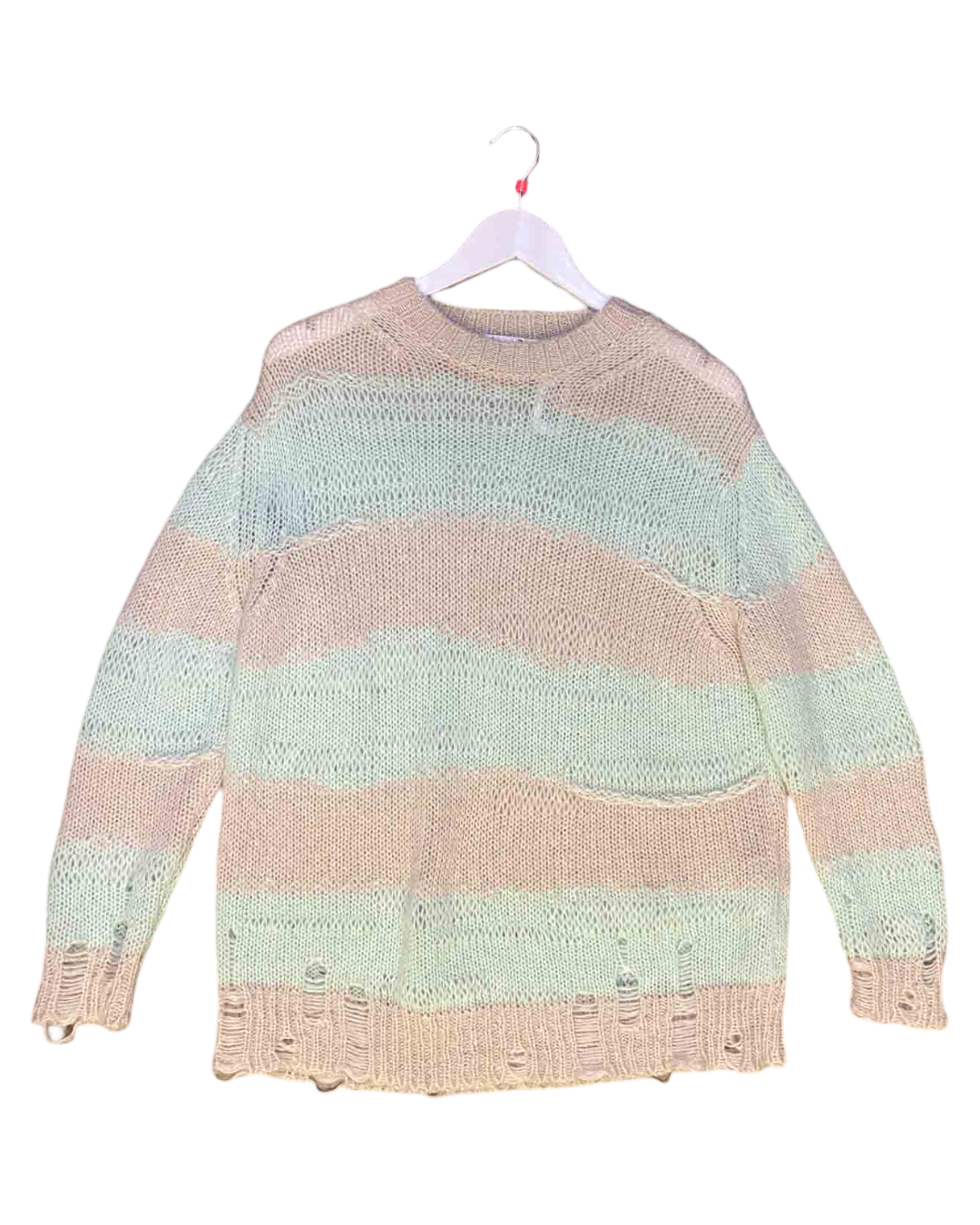 Size XS | Acne Studios Mohair Blend Block Stripe Jumper