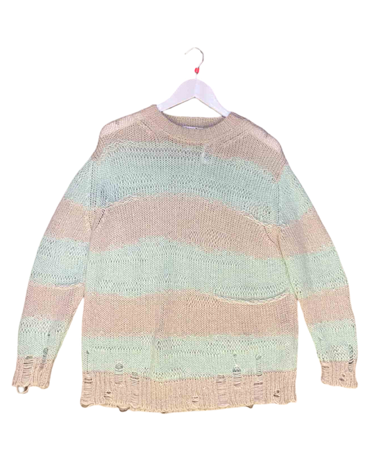 Size XS | Acne Studios Mohair Blend Block Stripe Jumper