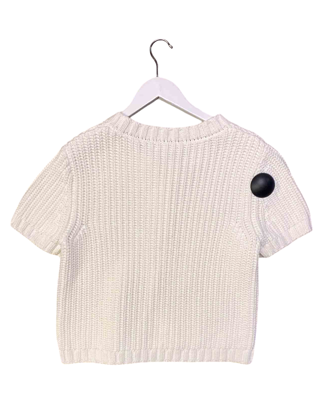 Size S/M | Vic and Bert White Knit Top