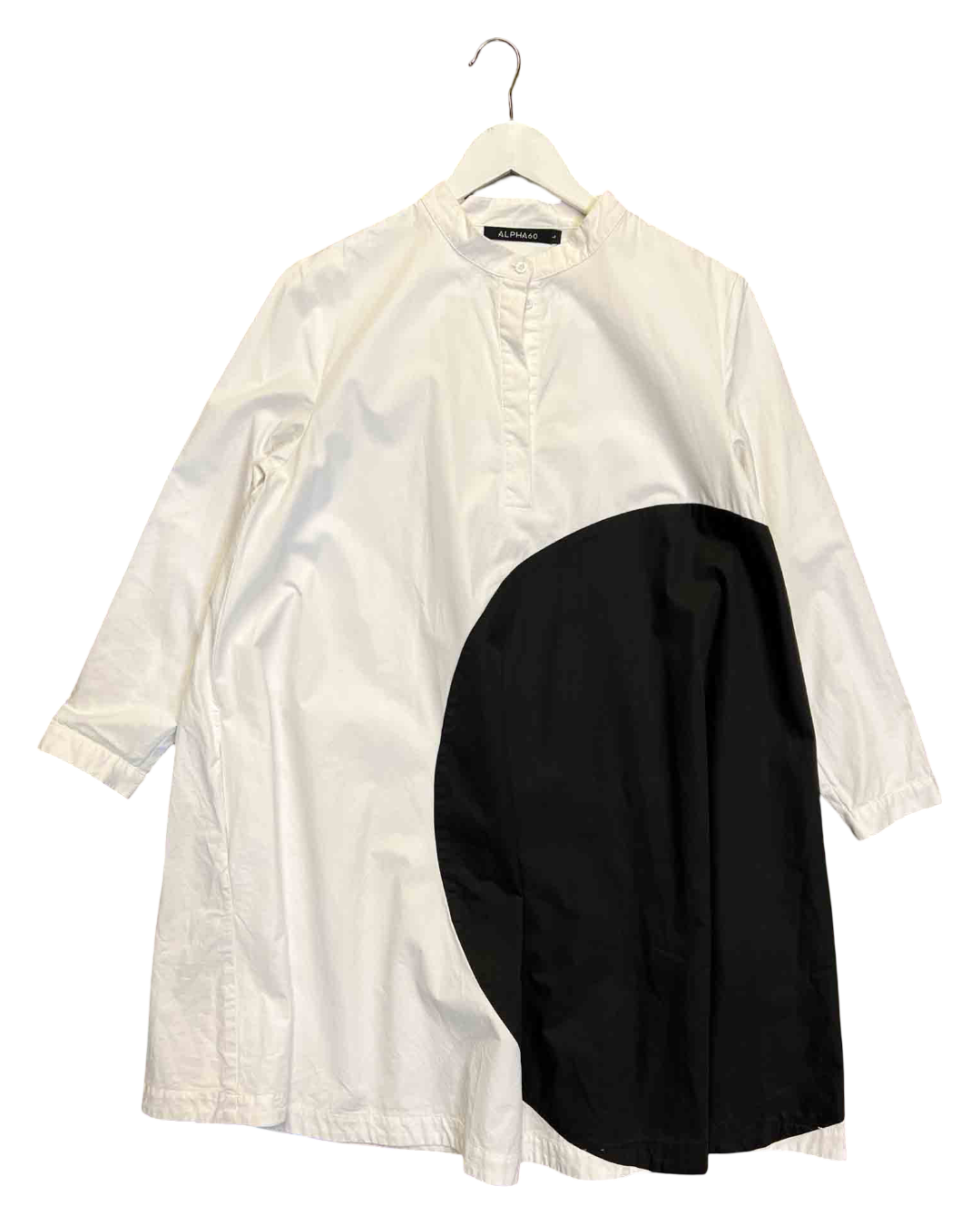 Size L | Alpha60 White Shirt Dress