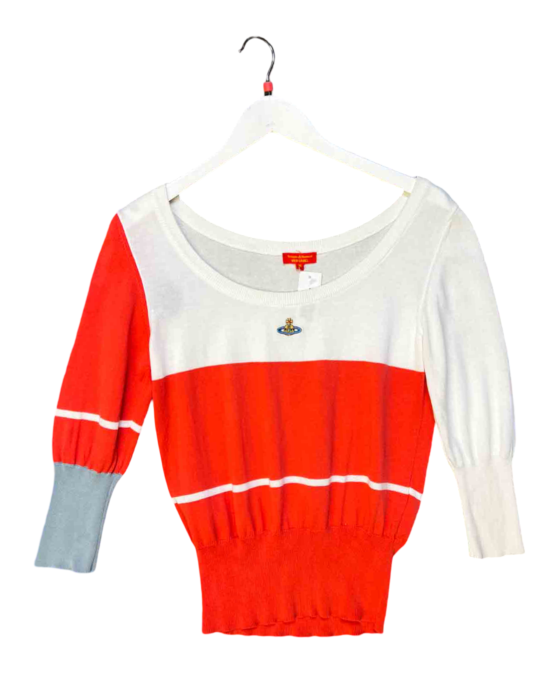 Size M | Vivienne Westwood Red Label Colour Block Knitted Top