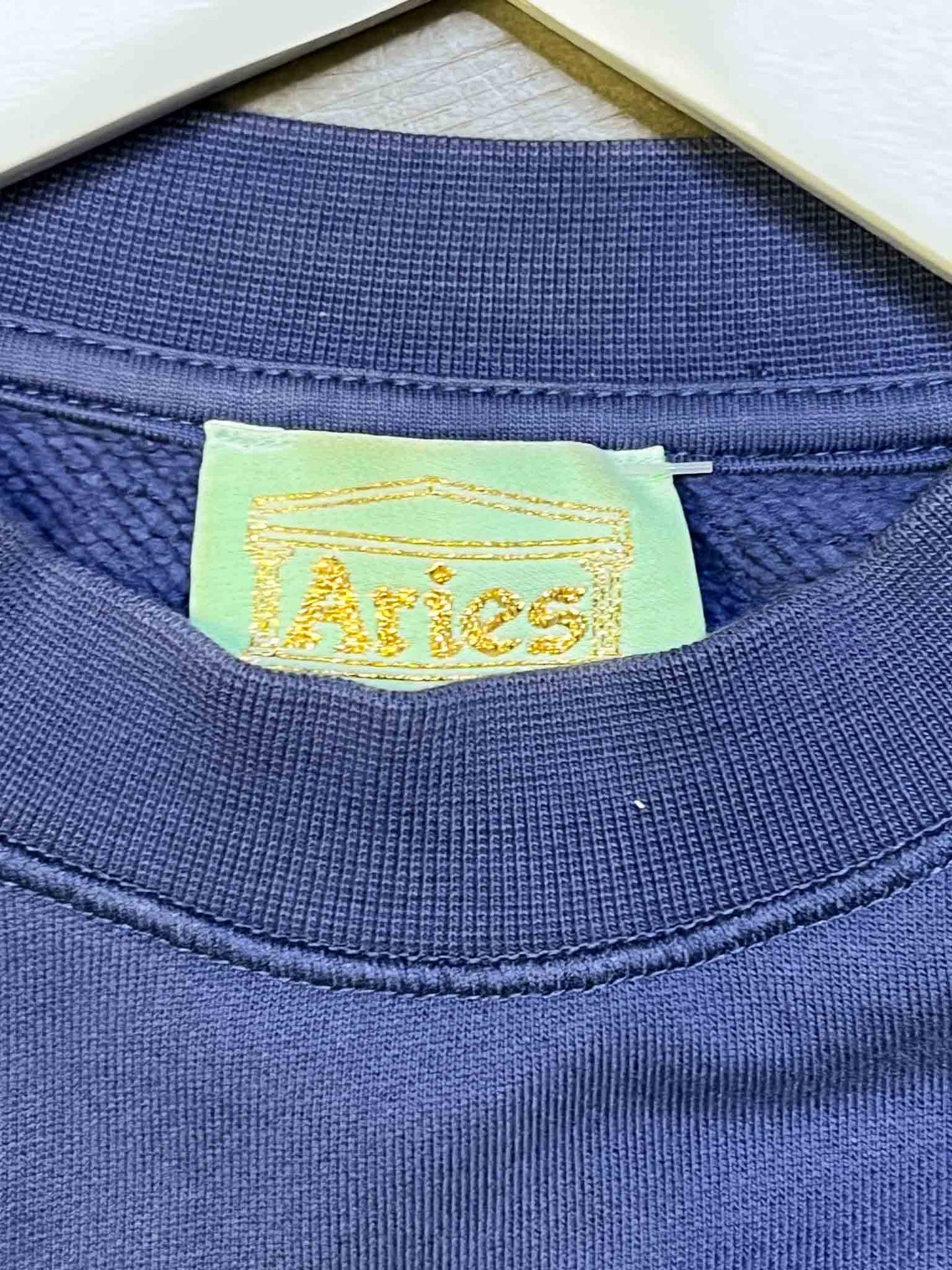 Size S | Aries Cotton Aged Ancient Column Jumper
