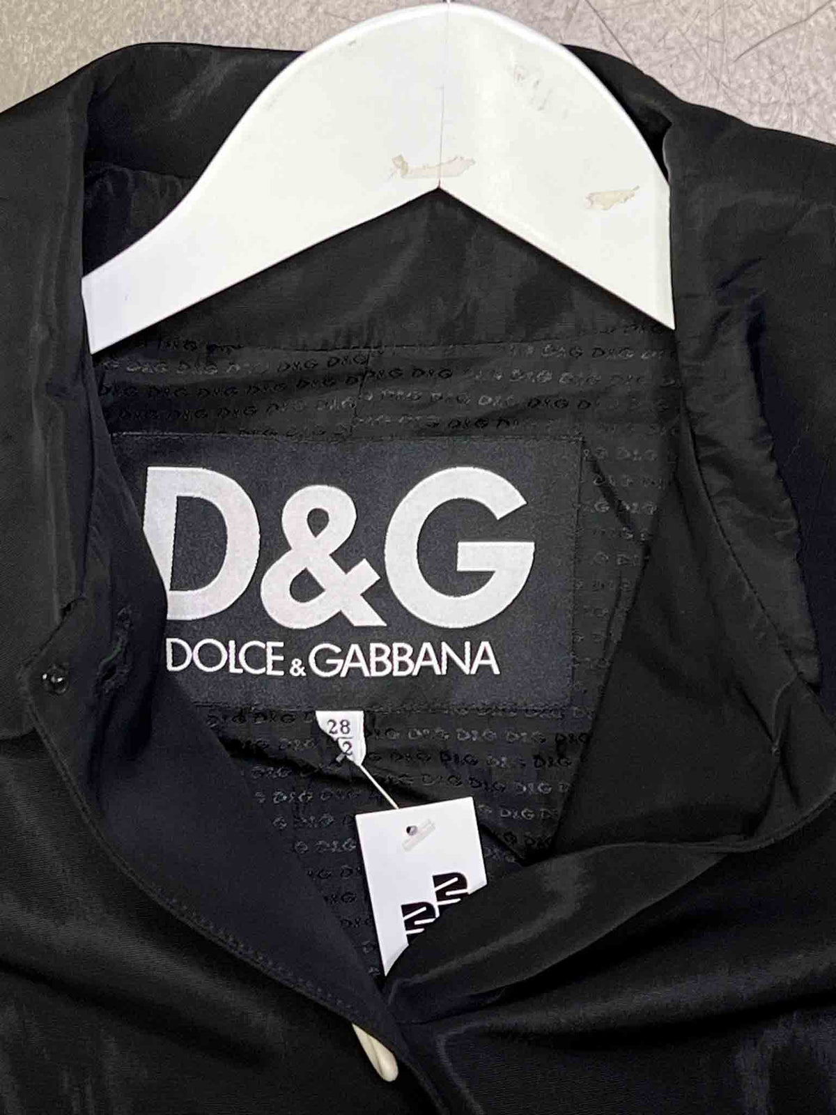 Size M | Dolce & Gabbana Black Pea Coat