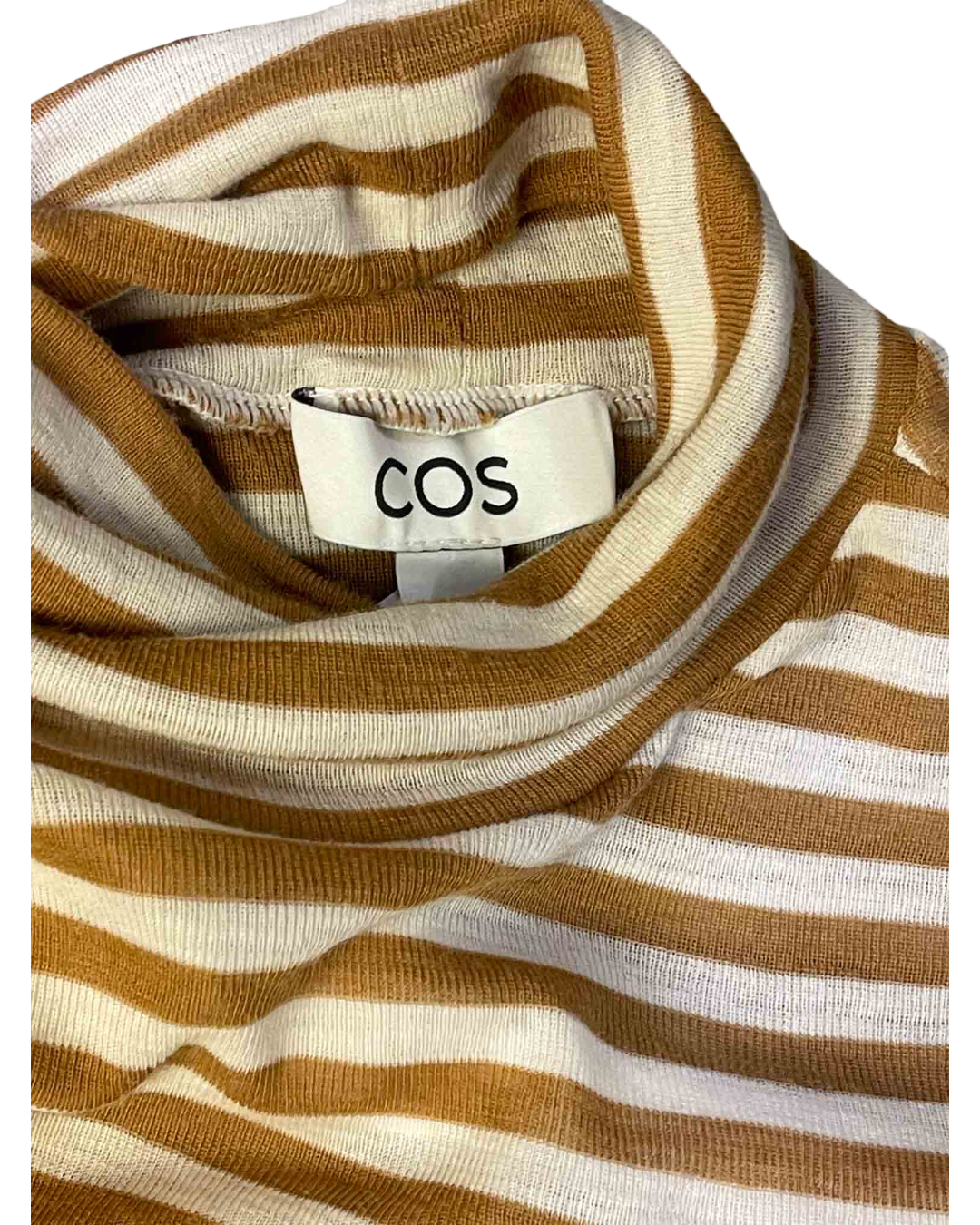 Size S | COS Striped Jersey Skivvy Top