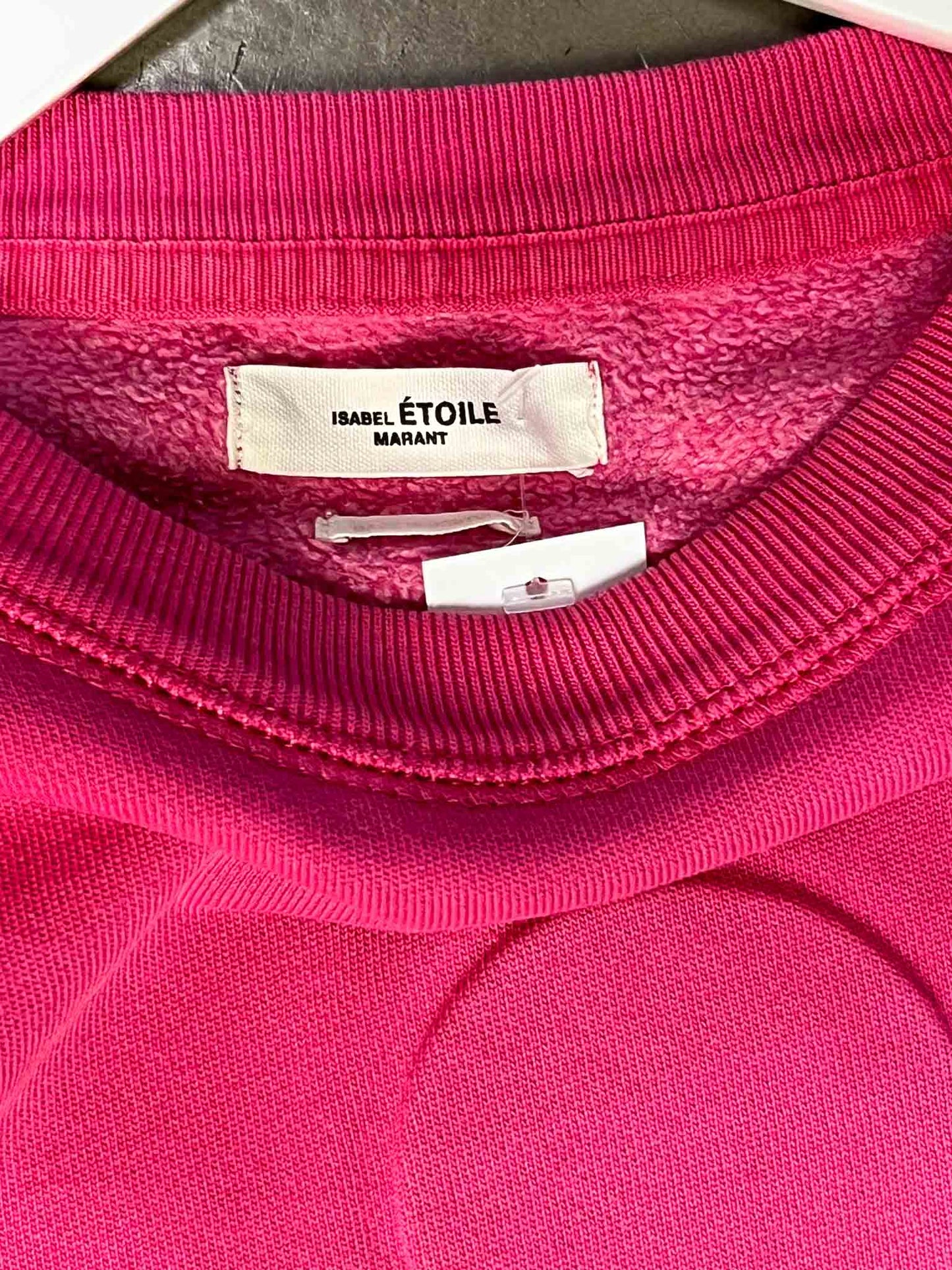 Size 36 (S) | Isabel Marant Étoile Hot Pink Logo Jumper