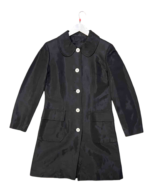 Size M | Dolce & Gabbana Black Pea Coat