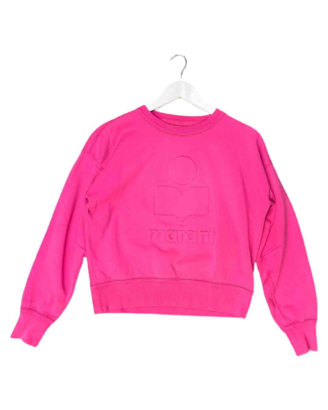 Size 36 (S) | Isabel Marant Étoile Hot Pink Logo Jumper