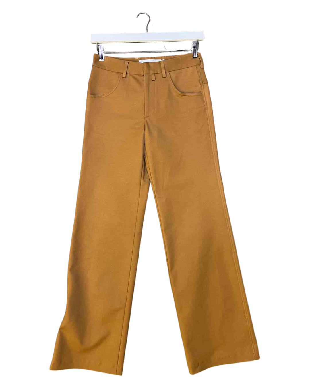Size S | Christopher Esber Tan Stretch Trousers