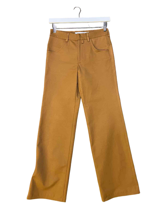 Size S | Christopher Esber Tan Stretch Trousers