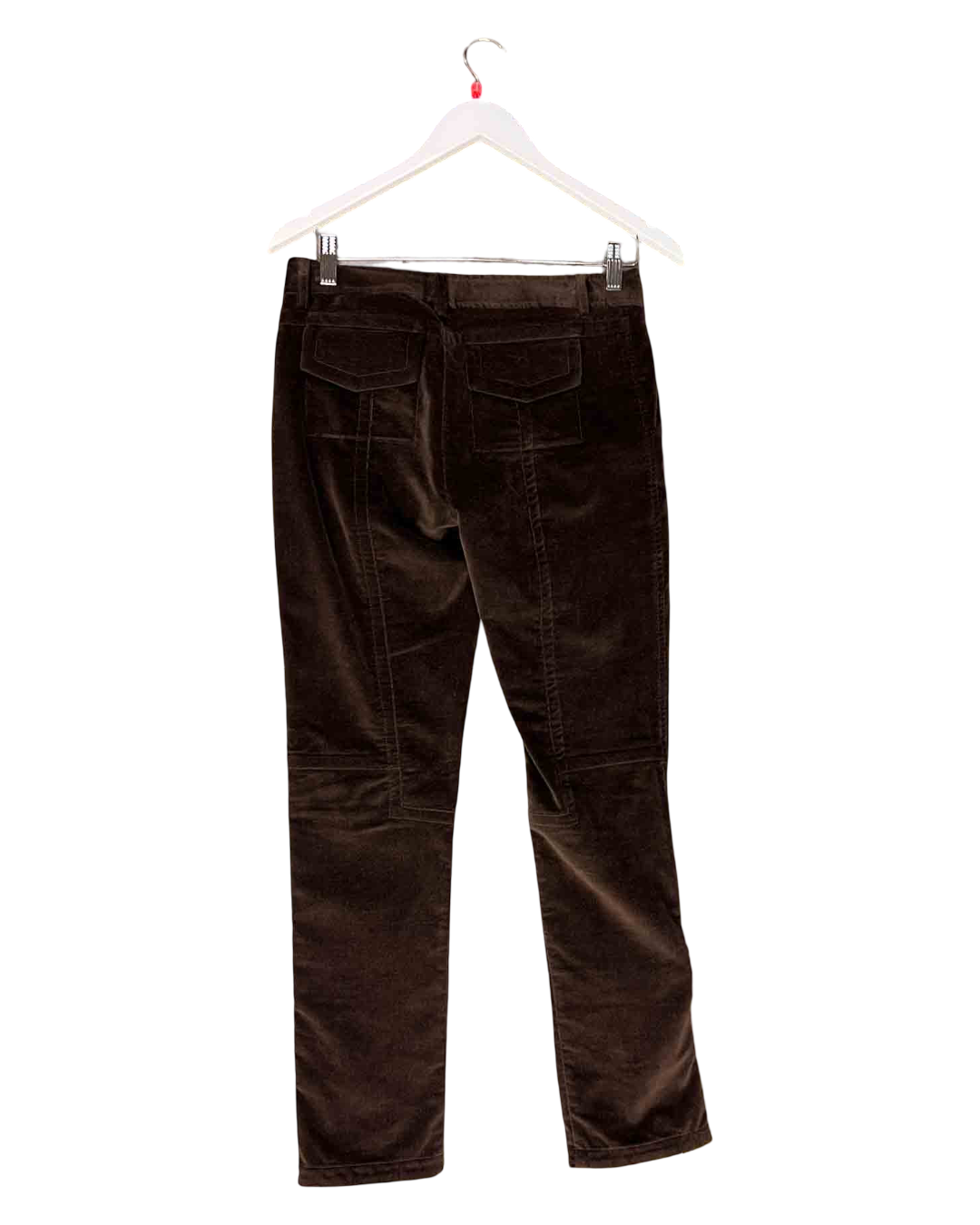 Size 8 (S) | Blumarine Chocolate Velvet Chino Pants