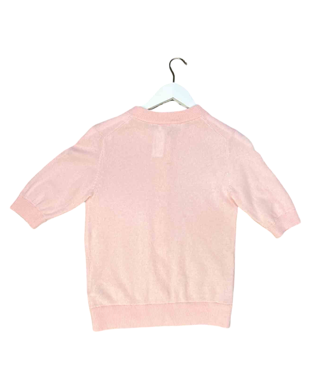 Size 6 (XS) | Skin and Threads Baby Pink Cashmere Top