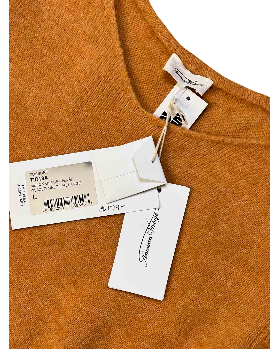 Size L | American Vintage Glazed Melon Melange Jumper NWT