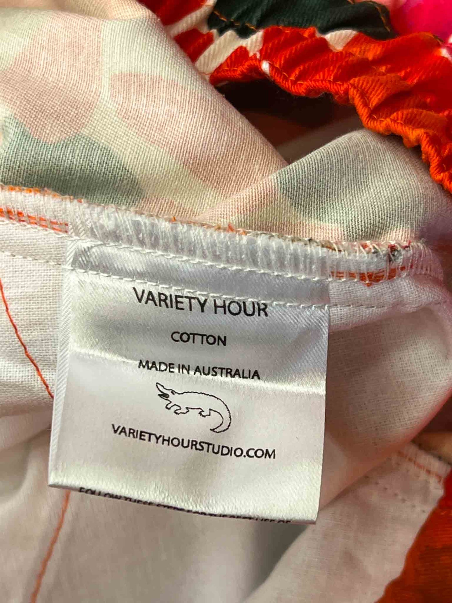 Size S | Variety Hour Painted Floral Cotton Pants