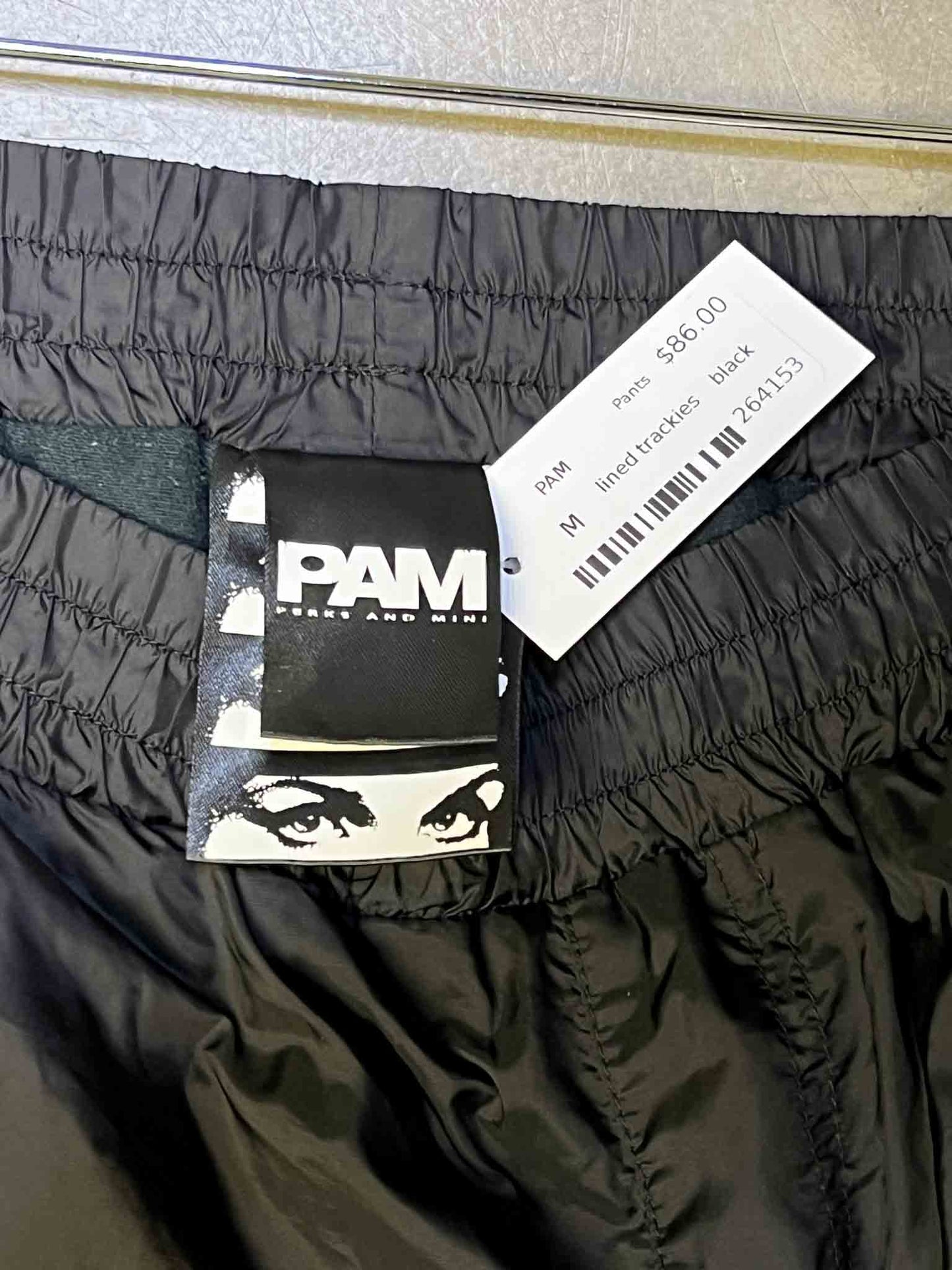 Size M | PAM Parachute Brown/Black Tracksuit Pants